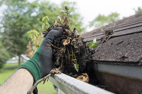 gutter cleaning should be done at least twice a year, typically in the spring and fall